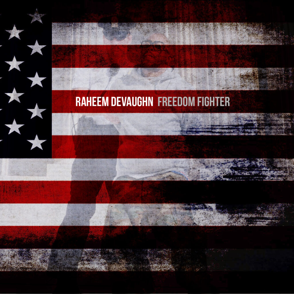Raheem DeVaughn's Freedom Fighter mixtape cover