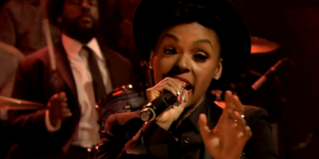 Janelle Monae performs on Jimmy Fallon