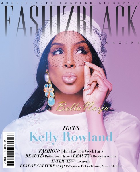Kelly Rowland Covers November 2013 Issue Of FashIzBlack Magazine