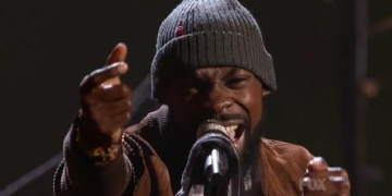 Mali Music makes his debut on FOX's "American Idol" with a performance of "Beautiful." Photo Credit: American Idol/YouTube