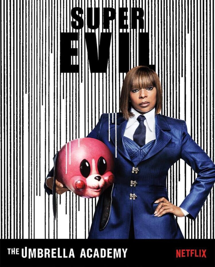 Mary J. Blige "The Umbrella Academy" poster