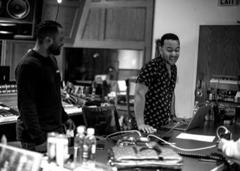 DJ Camper and John Legend in studio