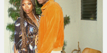 Brandy and Daniel Caesar's "Love Again" single cover