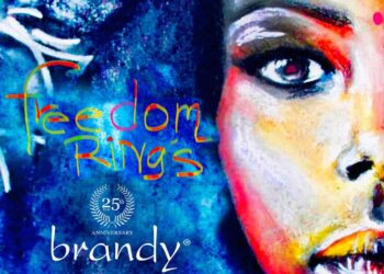 Brandy "Freedom Rings" single artwork