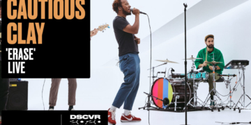 Cautious Clay performing for Vevo DSCVR