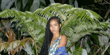 Jhene Aiko "None Of Your Concern" single cover featuring Big Sean
