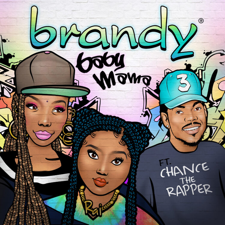 Brandy Baby Mama featuring Chance the Rapper single artwork
