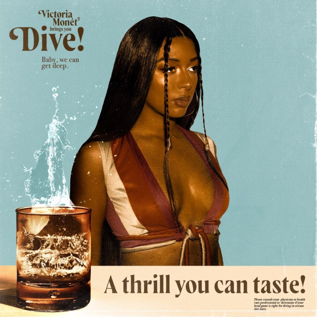 Victoria Monét's Dive single cover