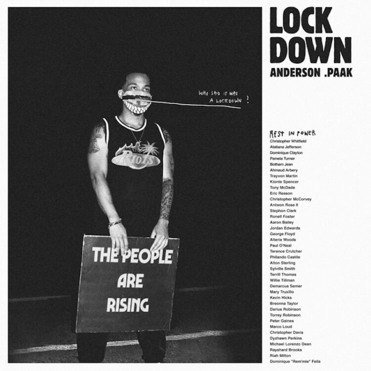 Anderson .Paak Lockdown cover art