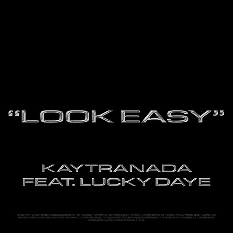 Kaytranada and Lucky Daye Look Easy single cover