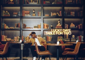 The cover art for Lucky Daye's 2020 EP Table For Two