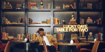 The cover art for Lucky Daye's 2020 EP Table For Two