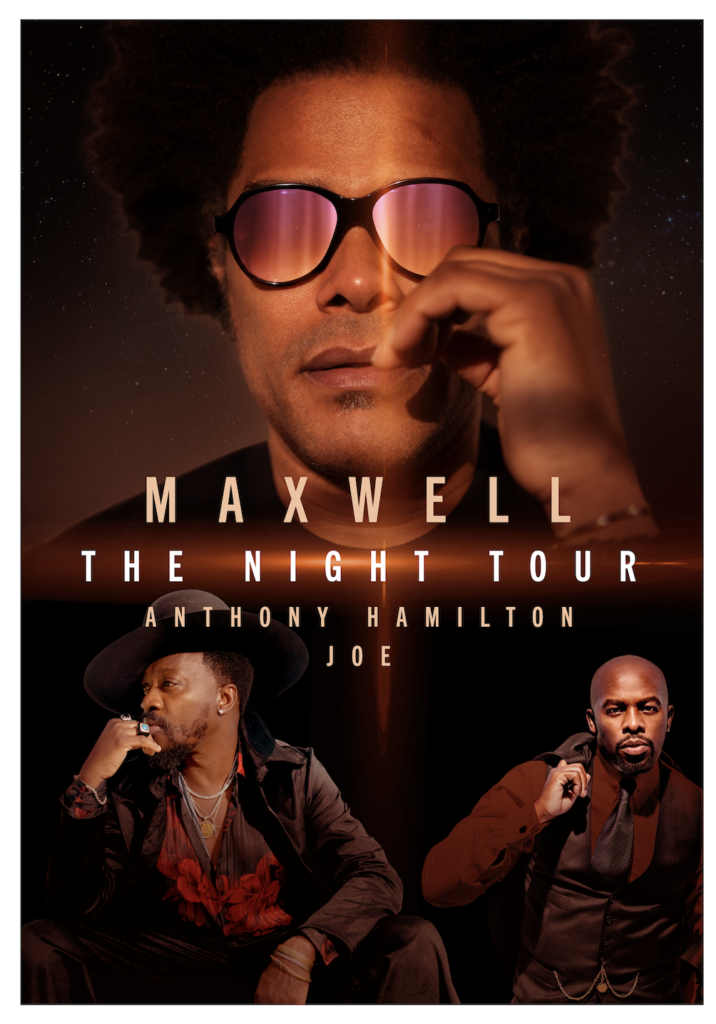 Maxwell Announces 'The Night Tour' With Anthony Hamilton and Joe