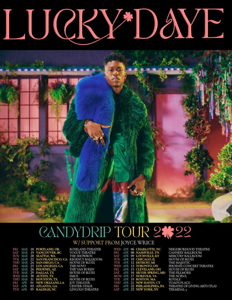 Lucky Daye Announces 2022 'CandyDrip Tour' Dates Rated R&B
