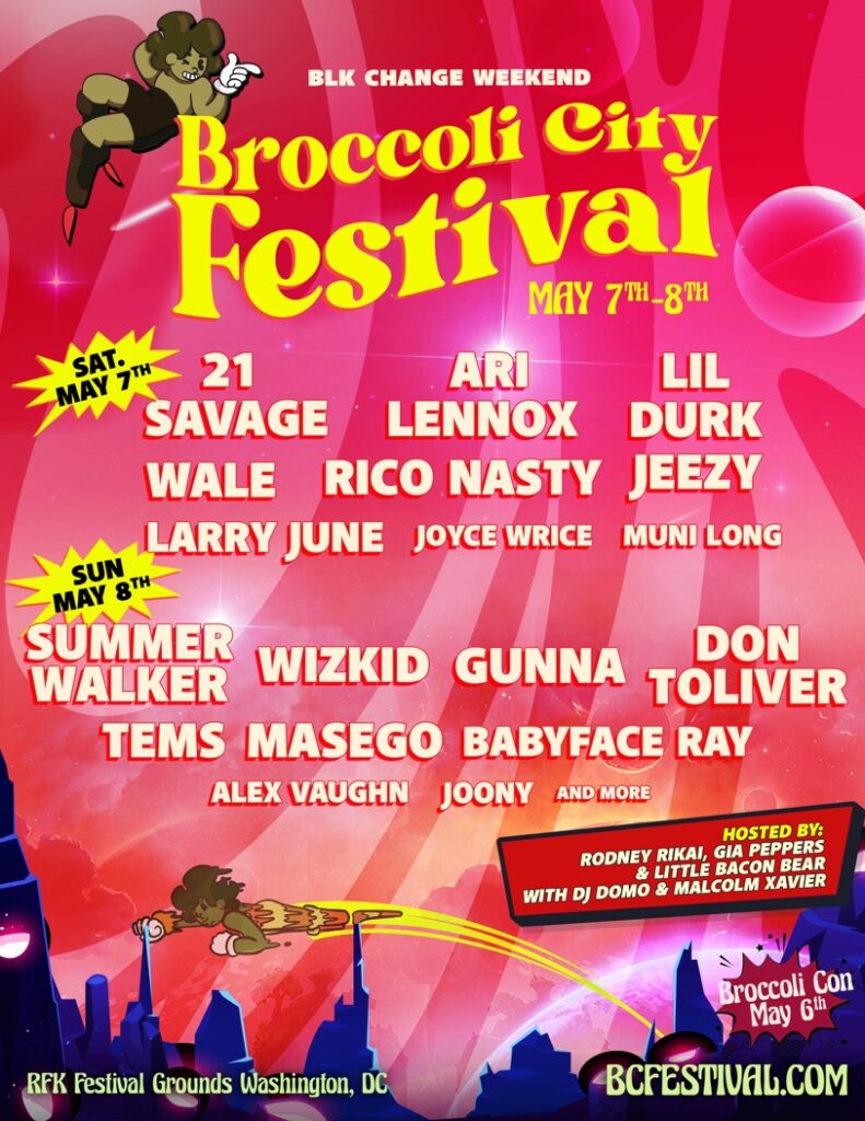 Ari Lennox and Summer Walker to Headline 2022 Broccoli City Festival