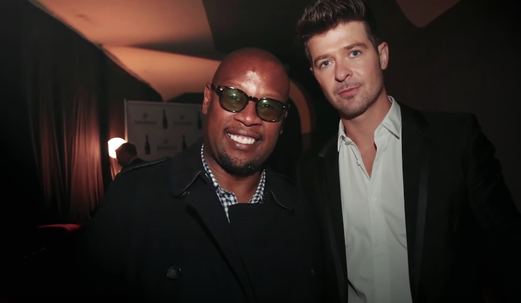 Robin Thicke and Andre Harrell Day One Friend