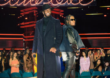 Diddy and Love Records signee Jozzy at 2022 Billboard Music Awards.