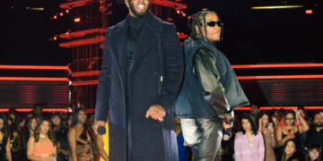 Diddy and Love Records signee Jozzy at 2022 Billboard Music Awards.