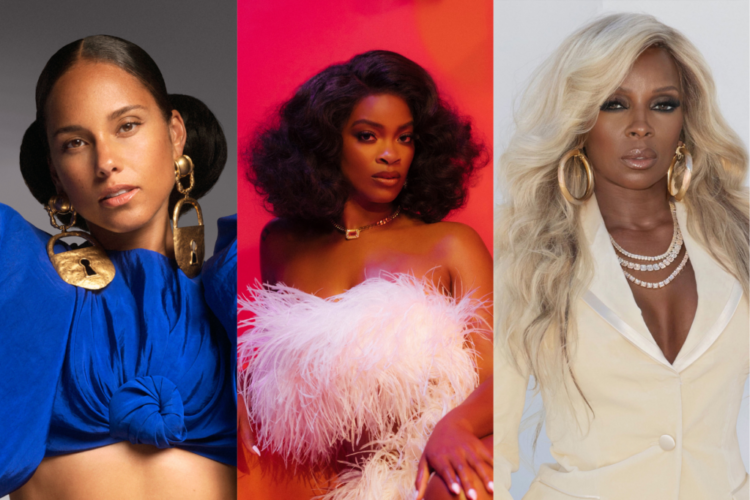 2022 BET Awards nominees Alicia Keys, Ari Lennox, Mary J. Blige
