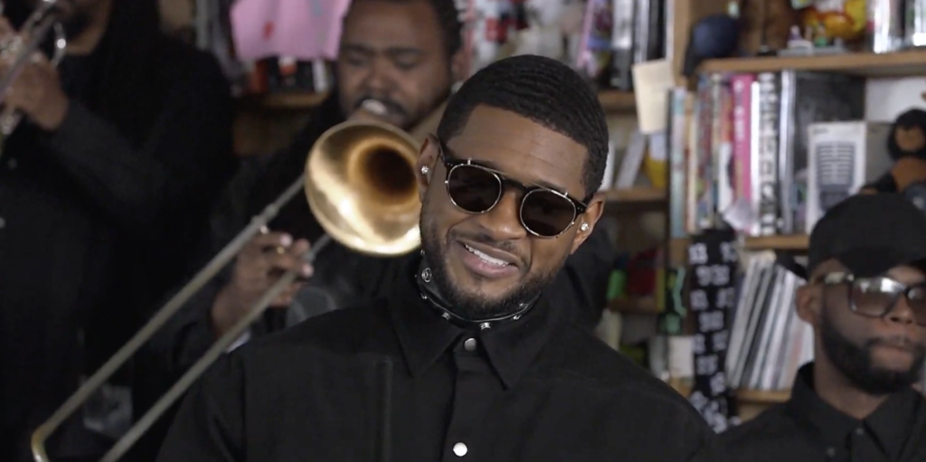 Usher Performs for NPR's 'Tiny Desk' Concert Series Rated R&B