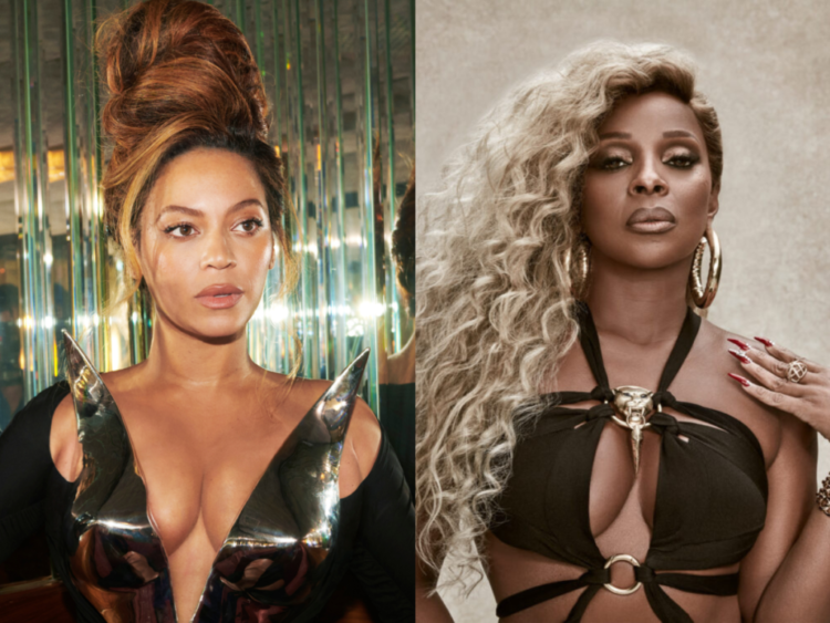 Beyonce and Mary J. Blige 2022 Soul Train Awards