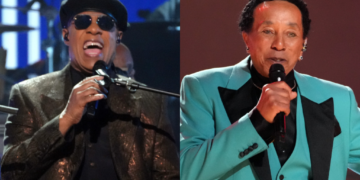 Stevie Wonder and Smokey Robinson perform at 2023 Grammy Awards