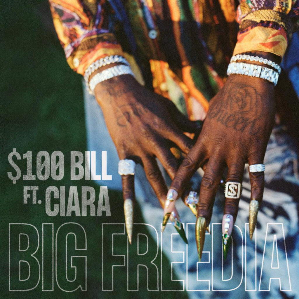 Big Freedia's "$100 Bill" single cover featuring Ciara