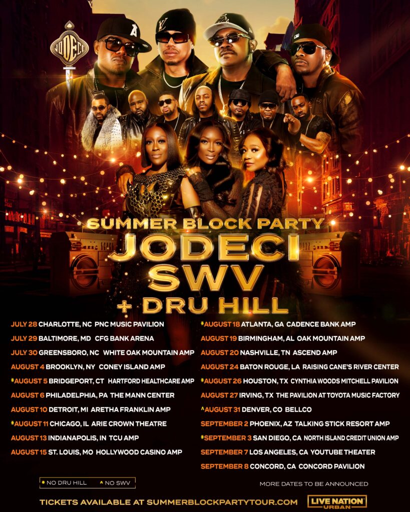 Summer Block Party Presents: Jodeci, SWV and Dru Hil