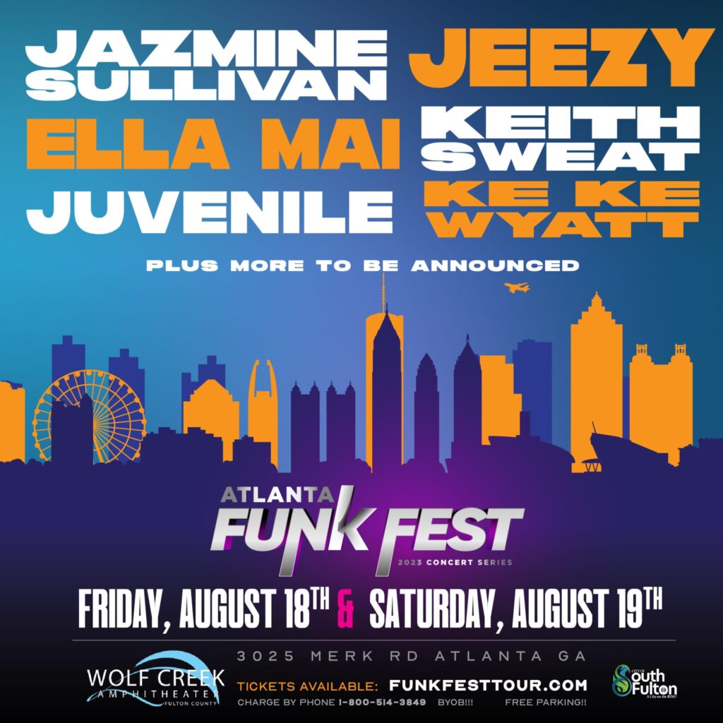 Atlanta Funk Fest 2023 poster