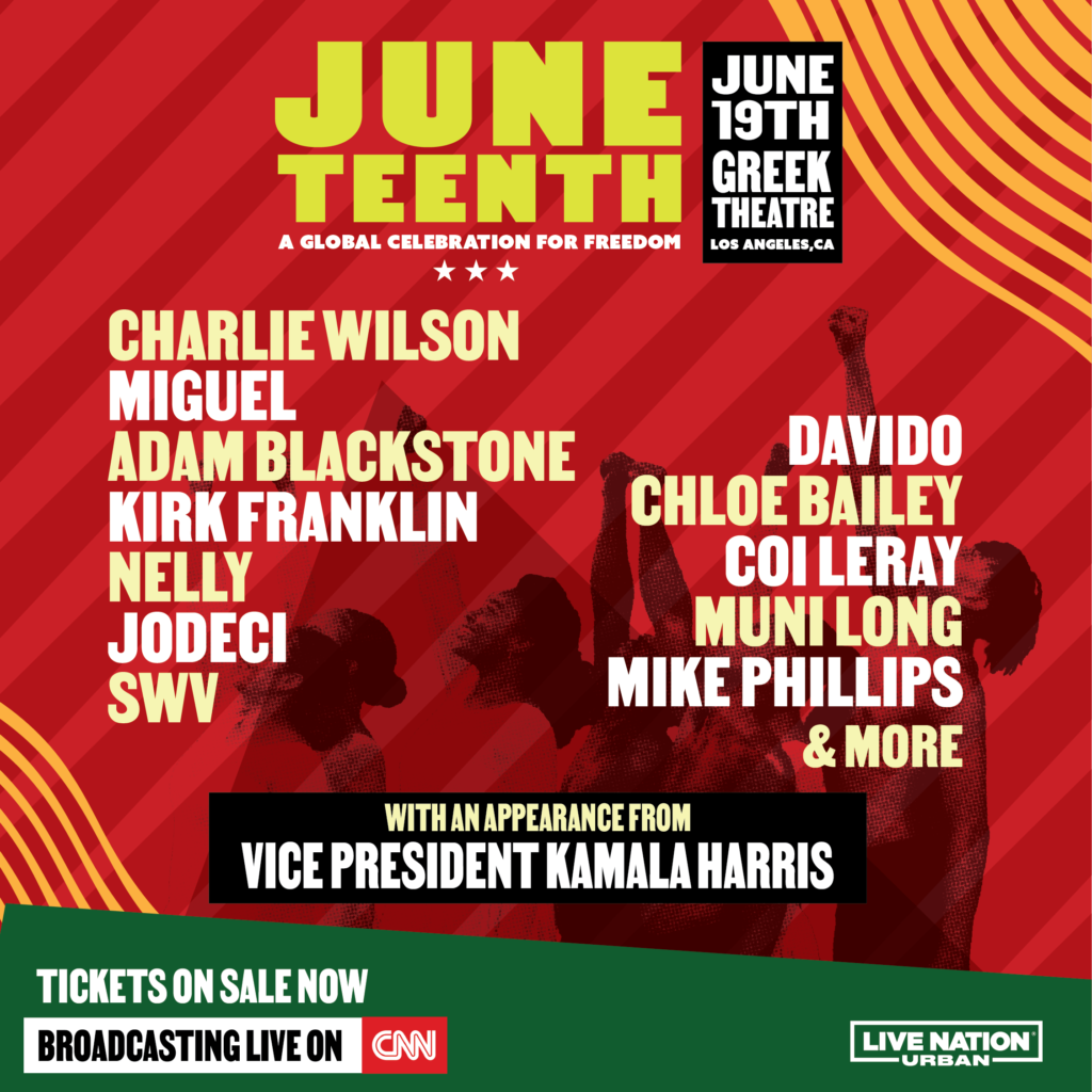 Charlie Wilson, Chlöe, Added to Juneteenth Concert Lineup