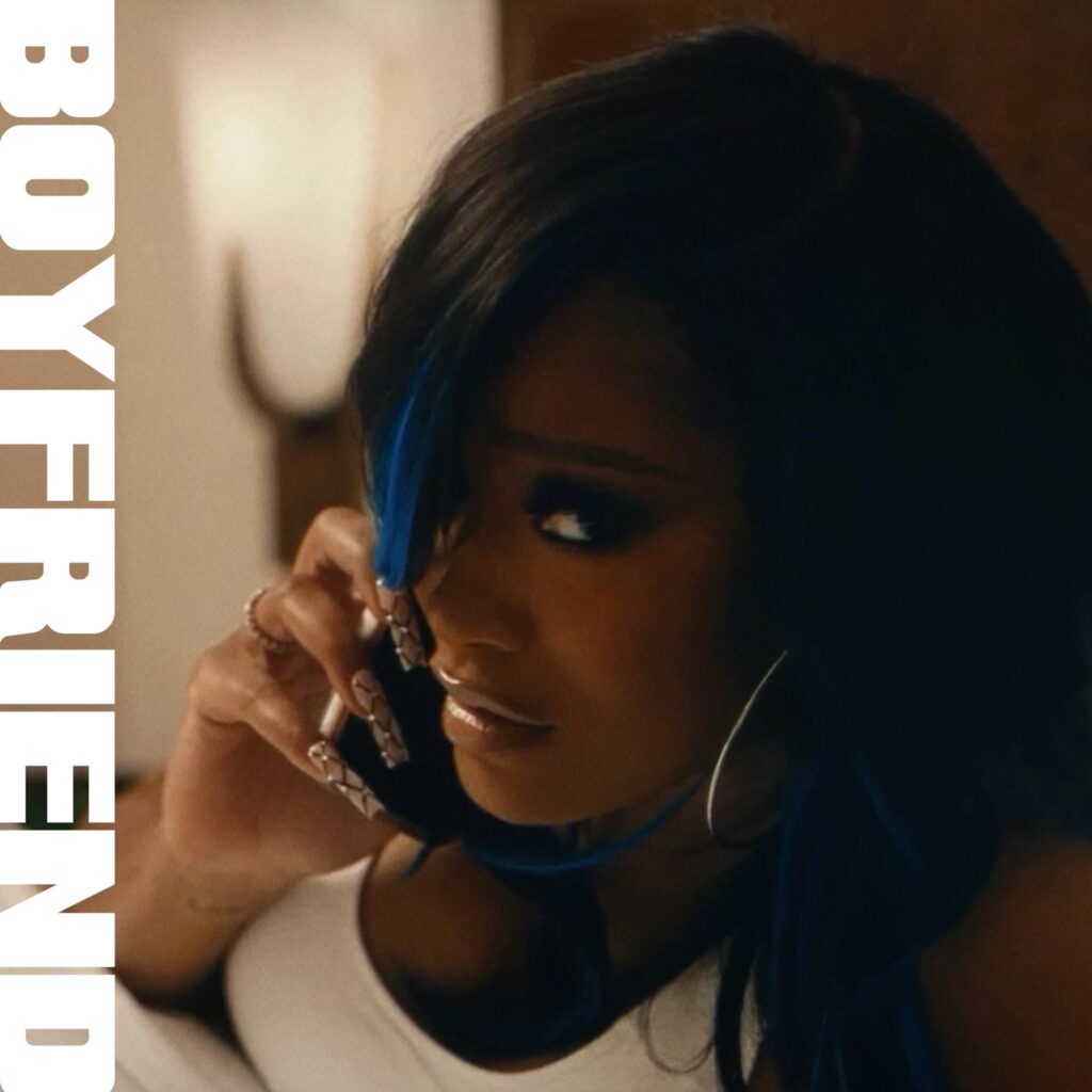 Usher Boyfriend single cover with Keke Palmer