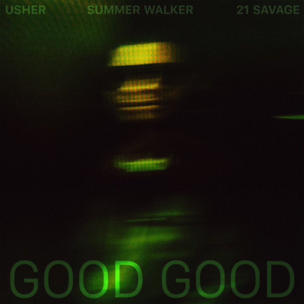 usher good good single cover featuring summer walker and 21 savage