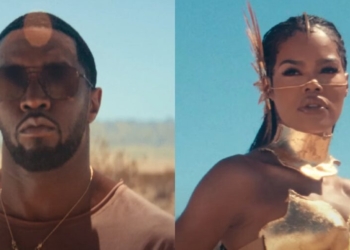 Diddy and Teyana Taylor in Closer To God video