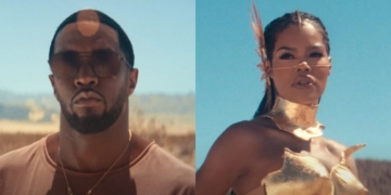 Diddy and Teyana Taylor in Closer To God video