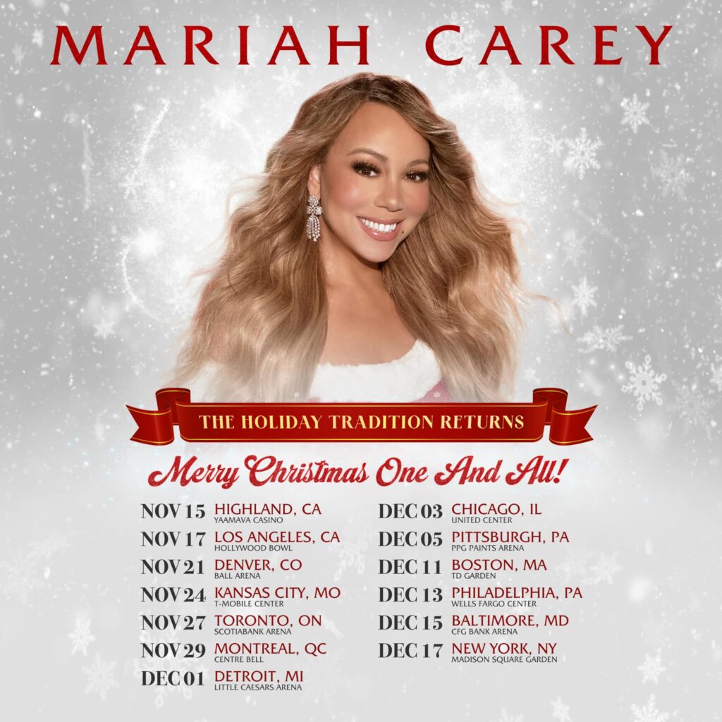 Mariah Carey Announces 'Merry Christmas One and All Tour' Dates