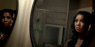 Jhené Aiko in "The Worst" video.