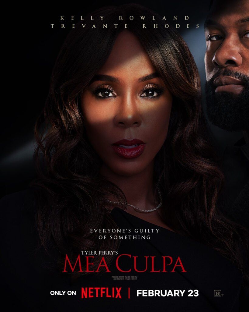 Mea Culpa starring Kelly Rowland and Trevante Rhodes movie poster