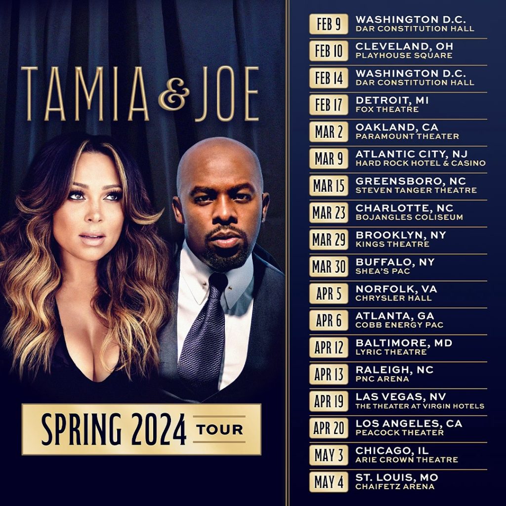 Tamia and Joe spring 2024 tour