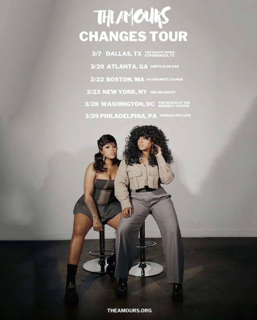 The Amours Changes Tour poster.