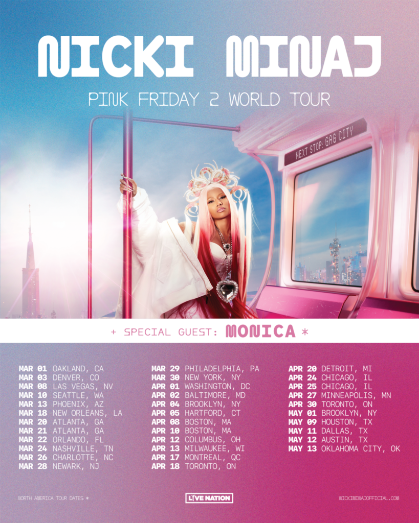Pink Friday 2 World Tour 2 with Nicki Minaj and Monica