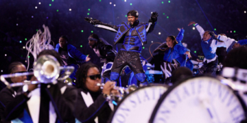 Usher at Super Bowl LVIII Halftime Show.