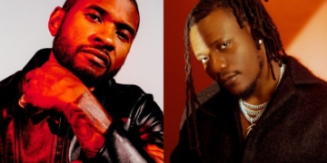 Usher and Pheelz. (Photo Credit: Bellamy Brewster; Williams Peters)