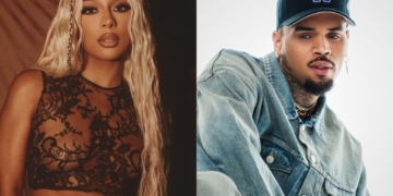 Victoria Monét and Chris Brown. (Photo Credit: Dalvin Adams; Mastermind/RCA Records