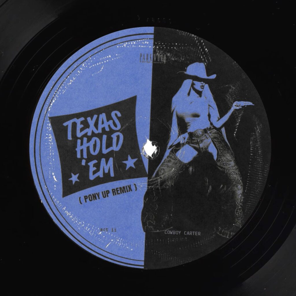  texas hold em pony up remix single cover by beyoncé