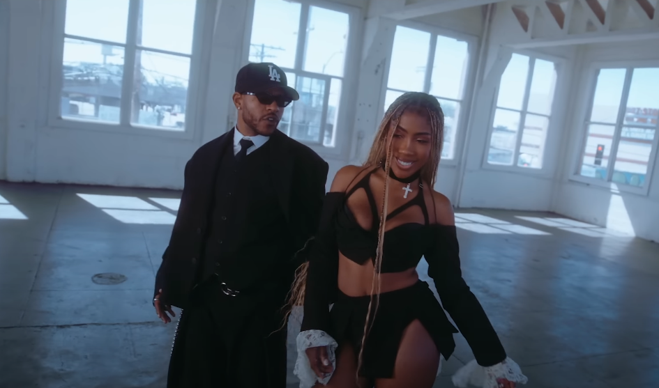 Eric Bellinger and Sevyn Streeter in Drop video