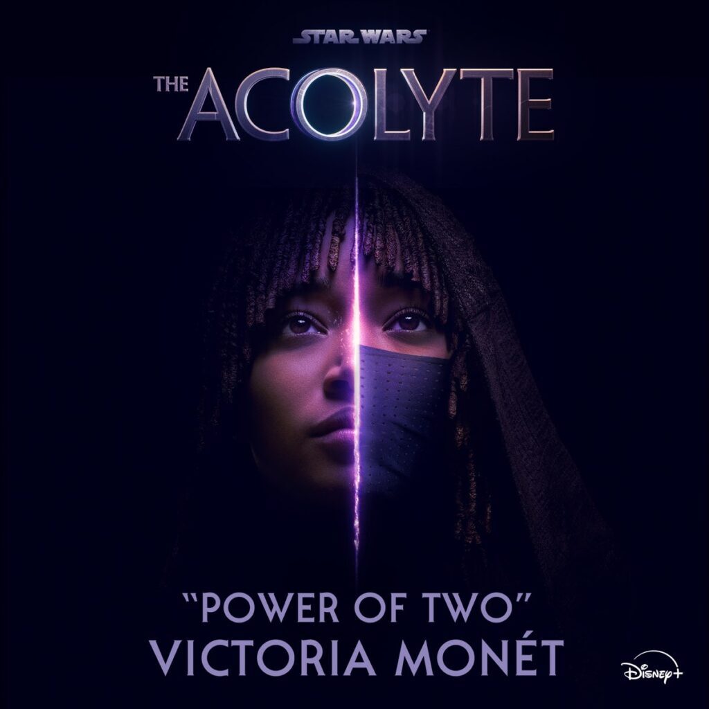 The cover art for Victoria Monet's "Power of Two" from Star Wars: The Acolyte