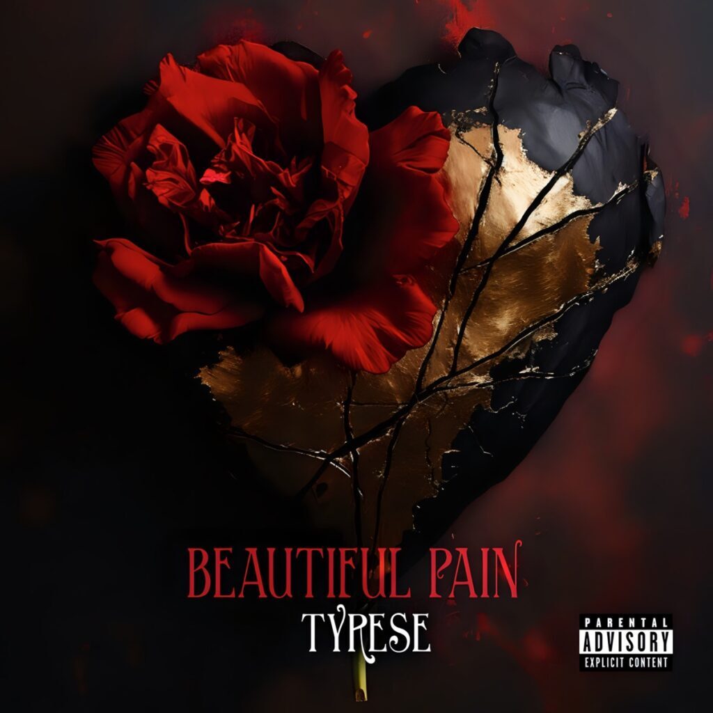 Tyrese's "Beautiful Pain" album cover. 