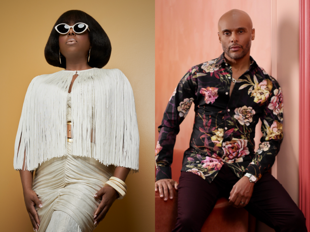 A photo of R&B singers Ledisi and Kenny Lattimore, who have collaborated on the song "Perfect Stranger"