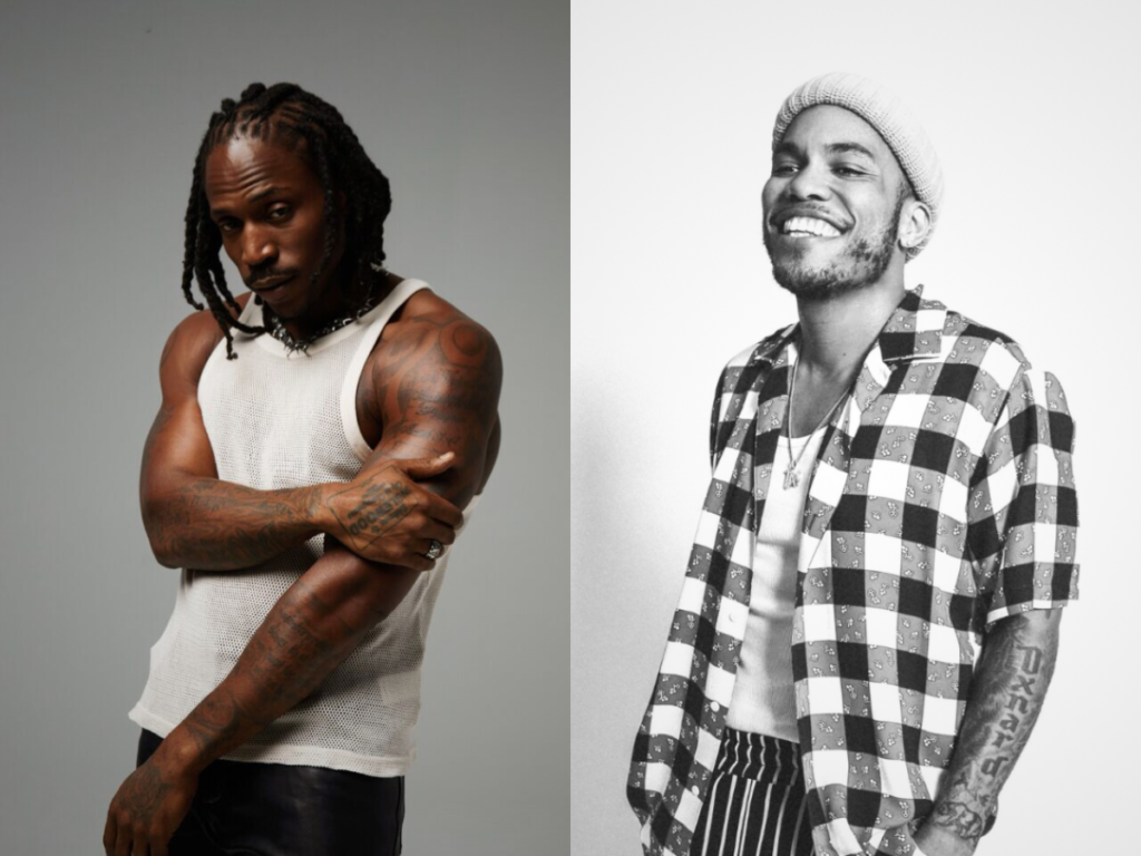 A side-by-side photo of SiR and Anderson .Paak, who collaborated on Poetry in Motion