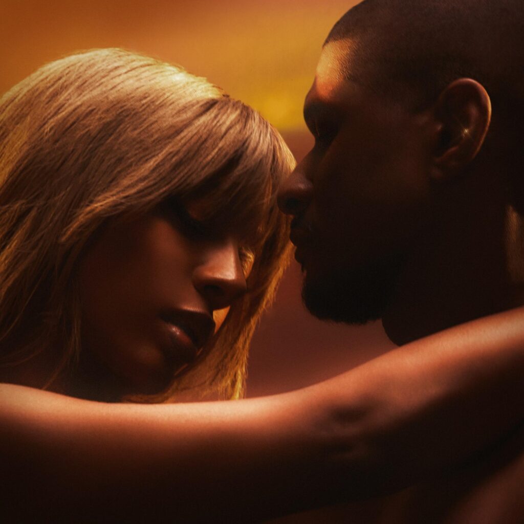 Victoria Monét and Usher's "SOS" single cover.